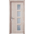 Conception de bois moderne Porte en PVC (WX-PW-135)